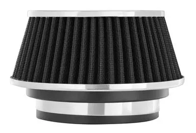 Air Filter, P2, Conical Flanged, Cotton Gauze, Black, 3.00/3.50/4.00 in. Inlet, Universal, Each