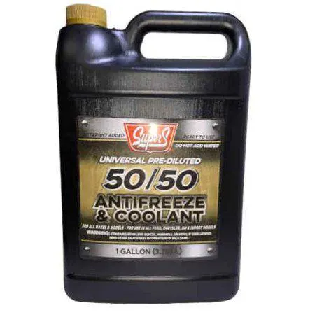 Antifreeze, Gold Universal Pre-Diluted 50/50 Antifreeze and Coolant