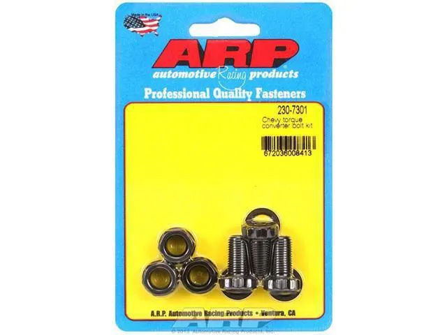 Bolt, Torque Converter Bolts, 230-7301, 3/8-24 in., 12-Point, 8740 Chromoly, Powerglide, TH350, TH400, Set of 3ARP Inc.