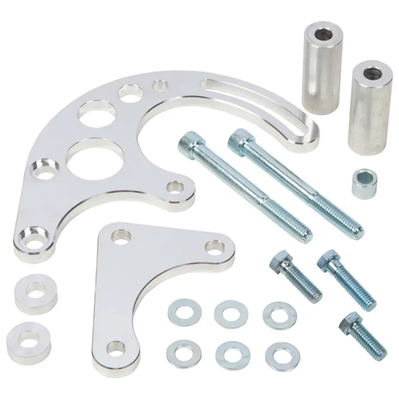 Bracket, 454-PSBRKT-C-SWP Chevy Big Block Power Steering Bracket - Short Water Pump CVF