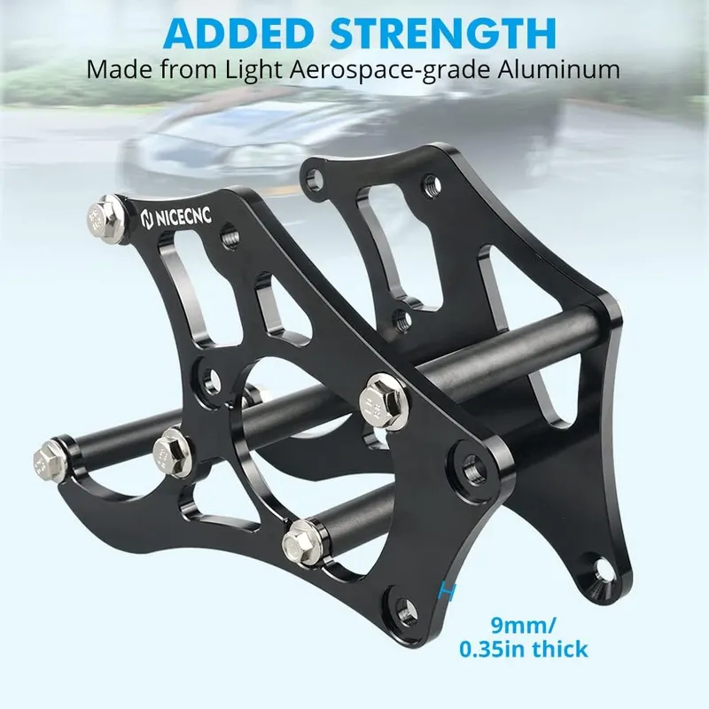 Bracket, Compressor Bracket Kit Compatible with Chevrolet Camaro LS LS1 LSX Black