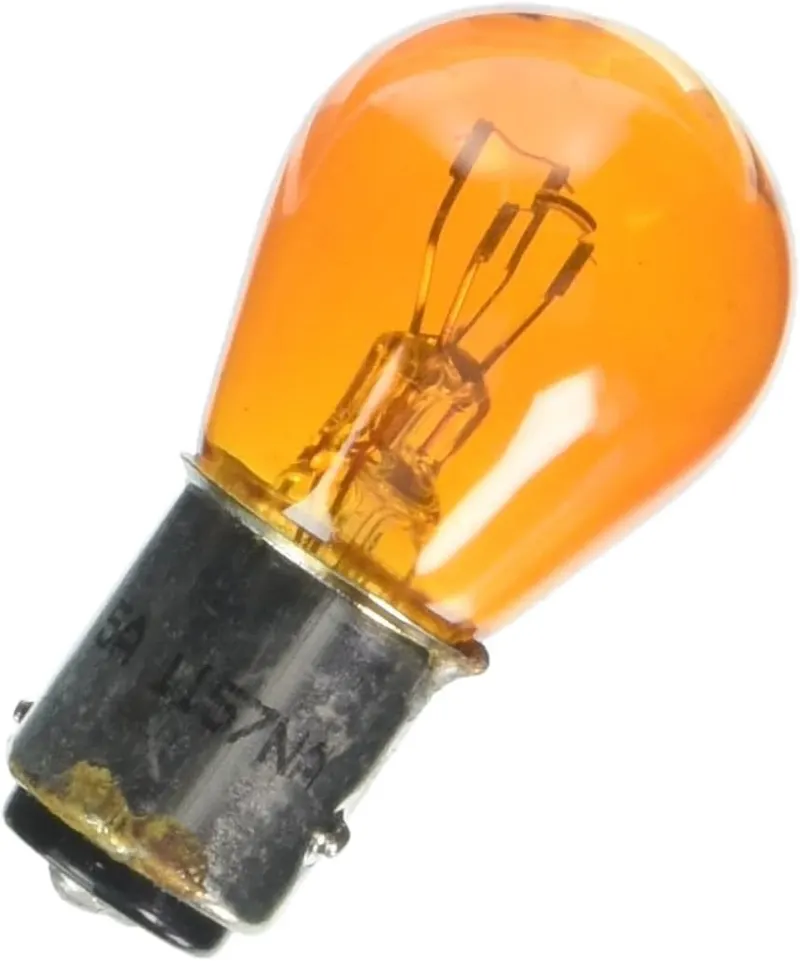 Bulb, 12.8/14V 2.1/.59A S-8 DC Index Base Lacquer Coated Halogen Bulbs Eiko 1157NA