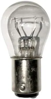 Bulb, Clear 2057 Incandescent Light Bulb 12.8/14V 2.1/.48A/S-8 DC Index Base Eiko