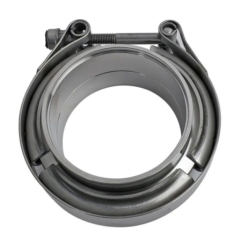 Clamp, SUM-694250 V Band Clamp, Interlocking, Stainless Steel, Natural, 2.5 in. O.D. Pipe, Kit
