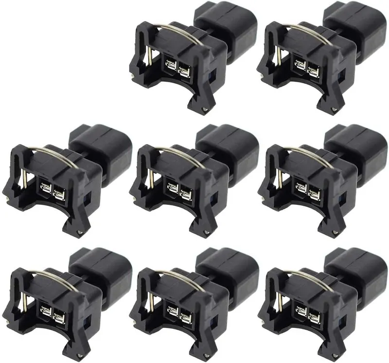 Connector, Fuel Injector Connector Adapters EV1 to EV6 Wire Wiring Harness