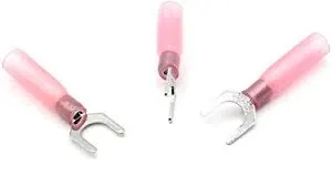 Connector, Nylon fork #10 Red 22-18 HS
