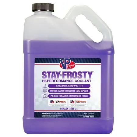 Coolant, VP Racing Fuels Stay Frosty High Performance Engine Coolant