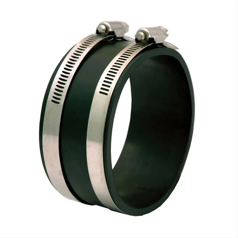 Coupler, 9771 Black, Straight, 4.00 in. I.D., Clamps Included, Each