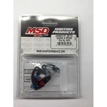 Curve Kit, MSD 8428 Distributor Advance Curve Kit for GM HEI; Springs