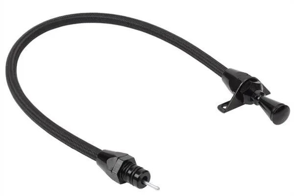 Dip Stick, 4L60E, Transmission Dipstick, Braided Stainless Steel, Natural
