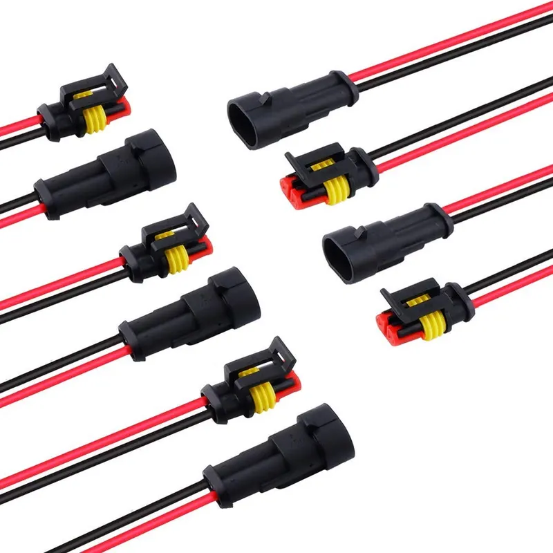 Disconnect, Quick 2 Wire 8AWG Waterproof Wire Connector 1.0mm² Quick Disconnect Wire Connectors 1.5mm Series Automotive Waterproof Electrical Connectors Wire Quick Connectors