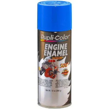 Dupli-Color 1601 12oz Ford Blue Engine Enamel Paint with Ceramic Resin De1601