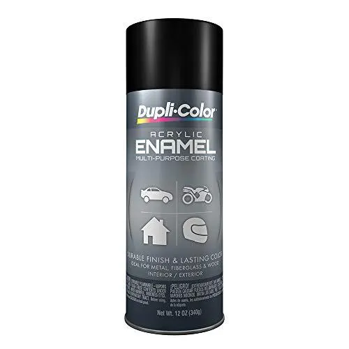 Dupli-Color Enamel Lacquer Semi-Gloss Black