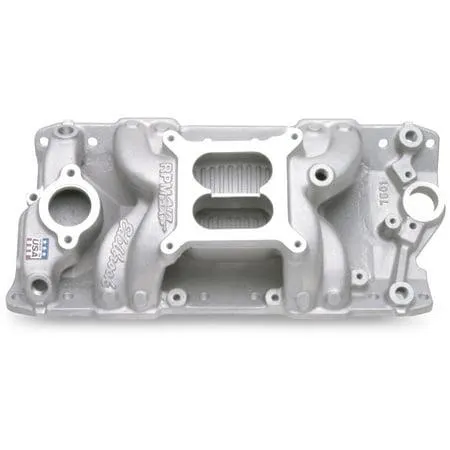 Performer RPM Air-Gap Small Block Chevy Intake Manifold Fits Select: 1967-1974 Chevrolet Camaro Chevrolet C10