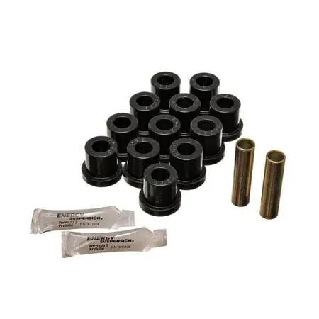Energy Suspension 55 Chevy Bel Air Black Rear Leaf Spring Bushing Set
