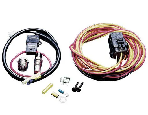 Fan Control, Single, 40 Amp Relay,185FH Thermostatic, 185 Deg. On/165 Deg. Off, Sending Unit, Kit