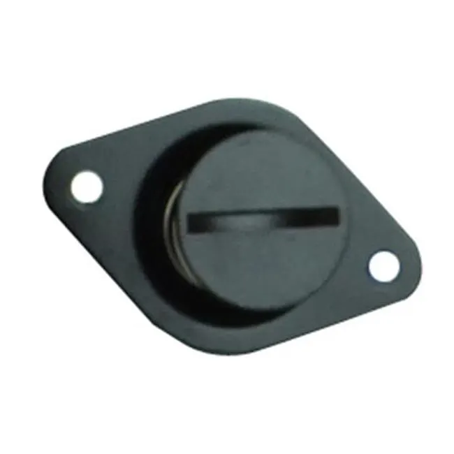 Fastener, 71377 Quick Fasteners, Complete Fastener, Steel, Black Zinc, Self-Ejecting, Flush Slotted, 0.550 in., Set of 10
