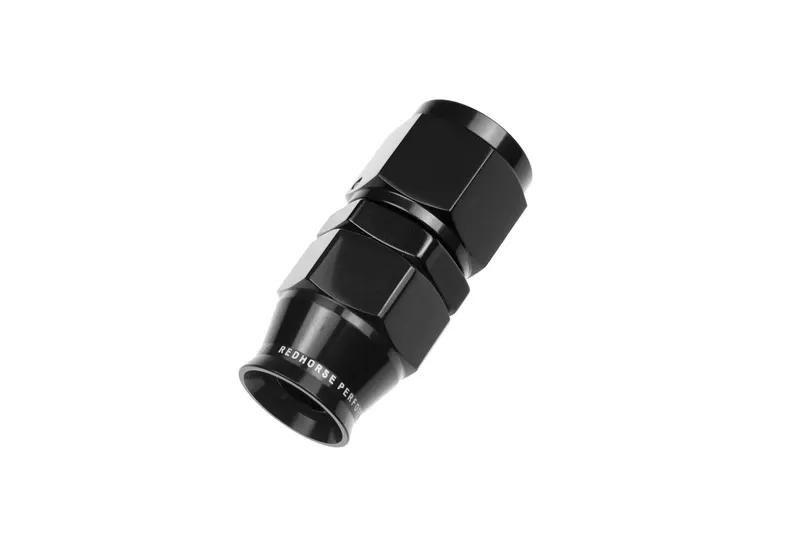 Fitting, 1200-04-2 04 An Straight PTFE Reusable Hose End - Black