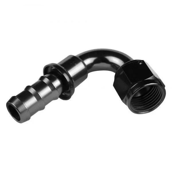 Fitting, 2120-06-2 RHP2120-06-2 -06 120 Degree An/Jic Hose End Push Lock