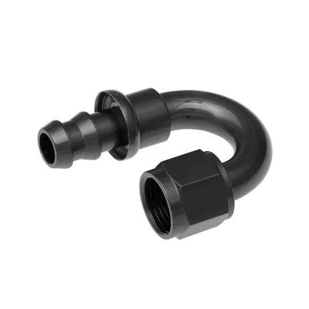 Fitting, 2180-06-2 RHP2180-06-2 -06 180 Degree An/Jic Hose End Push Lock