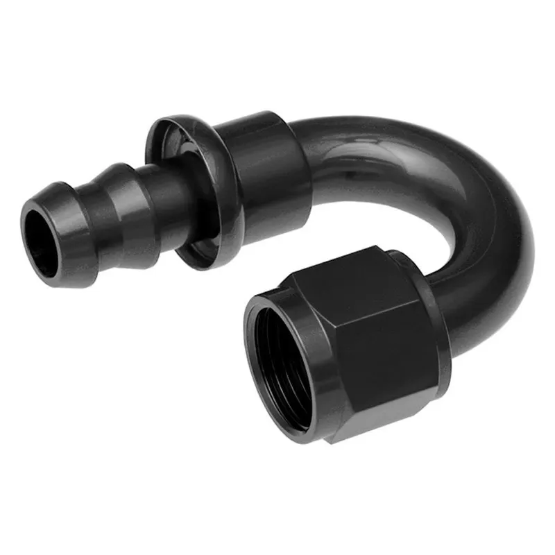 Fitting, 2180-08-2 RHP2180-08-2 -08 180 Degree An/Jic Hose End Push Lock