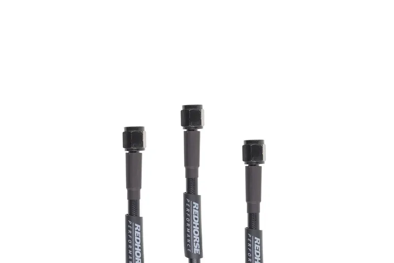Fitting, 3392-03-18 Straight -3 to 90 Degree -3 18in Pre -Assembled Brake Line -Black