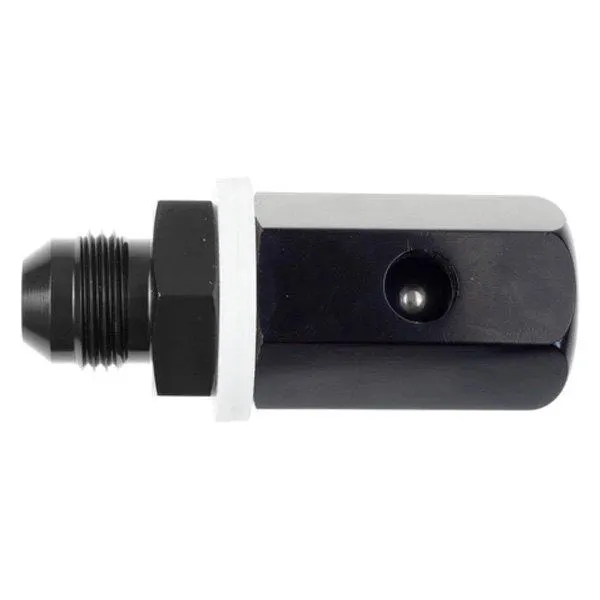 Fitting, 566-08-2 08 An Male Roll Over Vent Valve, Black