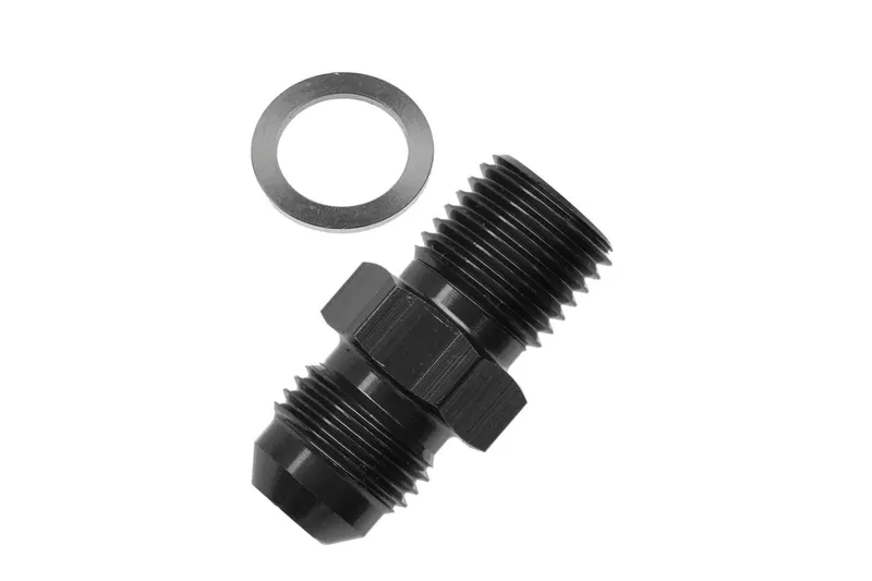 Fitting, 8161-06-12-2 RHP8161-06-12-2 -06 Male An/Jic Flare to M12x1.5 Inverted Adapter