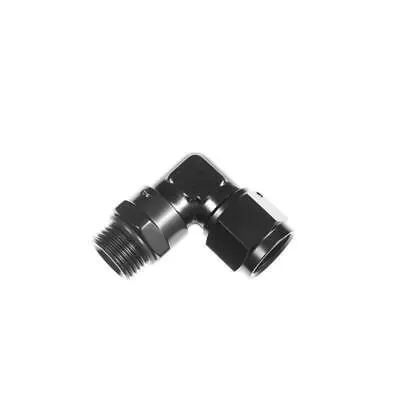 Fitting, 8291-08-08-2; An to Orb Swivel Black -08AN to -08AN Orb Male 90