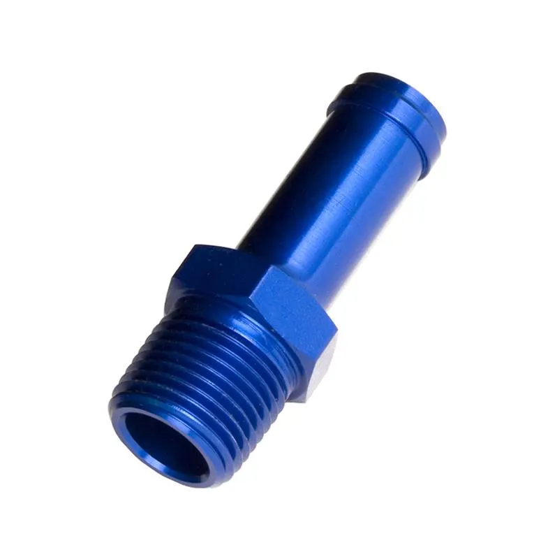 Fitting, 840-06-06-1 RHP840-06-06-1 3/8 Hose to 3/8 NPT ml -Straight -Blue