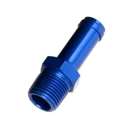 Fitting, 840-12-12-1 RHP840-12-12-1 -12 (3/4 ) OD Hose Nipple to -12 (3/4 ) NPT Male - Straight - Blue