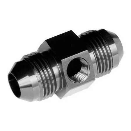 Fitting, 9190-04-2 RHP9190-04-2 -04 Male To -04 Male An/JIC with 1/8 Hex - Black