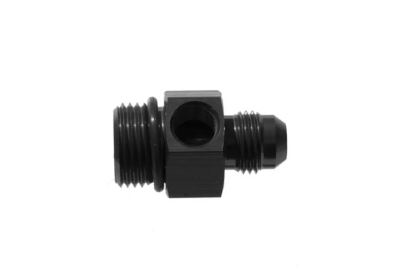 Fitting, 9193-08-08-2 Gauge Port Adapter (Black) 1 pack