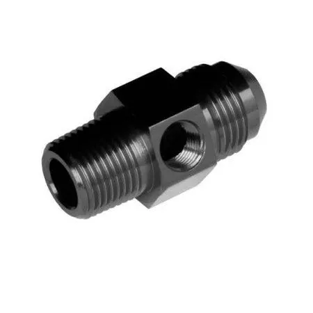 Fitting, 9194-06-06-2 RHP9194-06-06-2 -06 Male An/JIC To -06 (3/8 ) NPT Male with 1/8 Hex