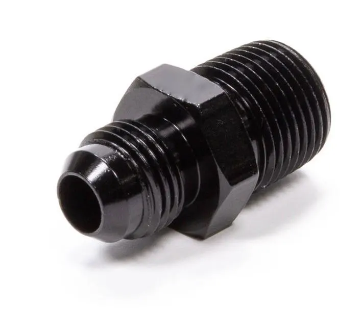 Fitting, 920-08-04-2 Fittings -4 AN to -8 AN Adapter With O -Ring Black