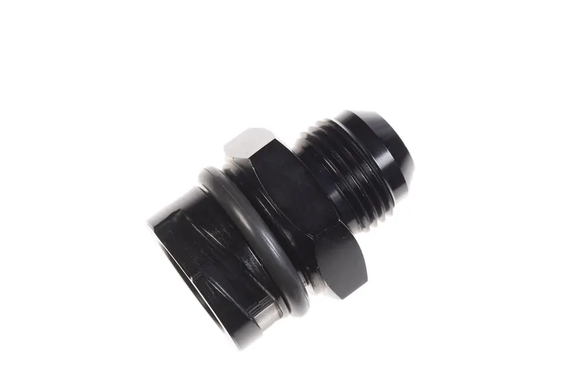 Fitting, 925.10-2 -10 AN male Valve Cover Oil Cap, aluminum, black