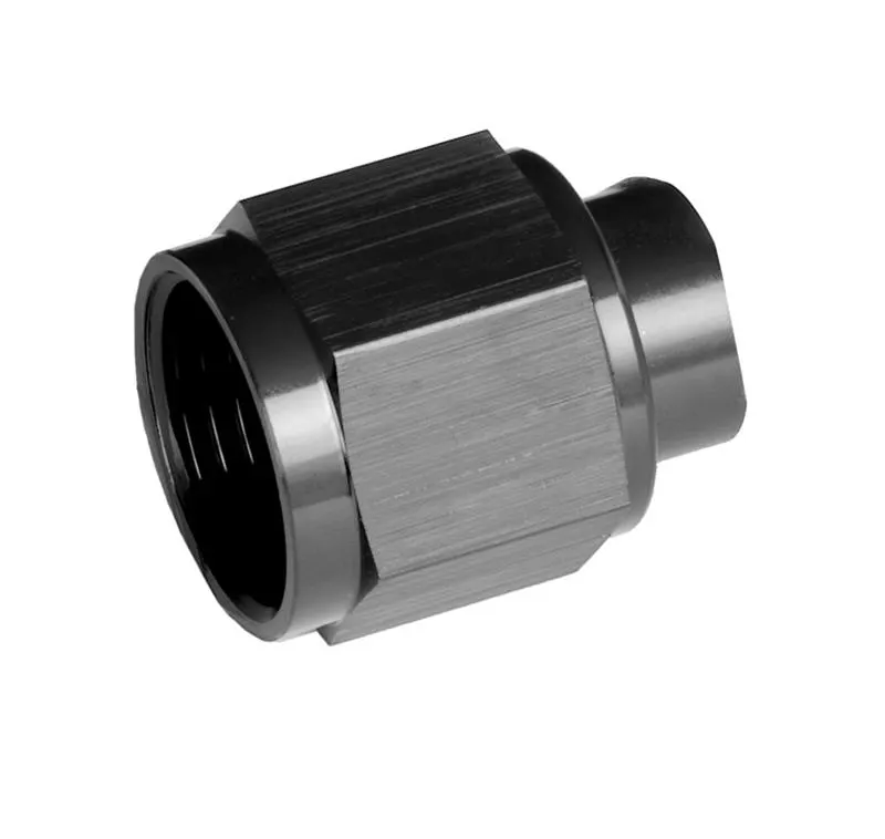 Fitting, 929-04-2 Fitting, AN Cap, -4 AN, Aluminum, Black Anodized, Pair