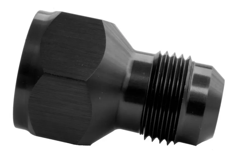 Fitting, 950-08-06-2 Reducer, AN to AN, Straight, Aluminum, Black Anodized, -8 AN, -6 AN, Each950-08-06-2