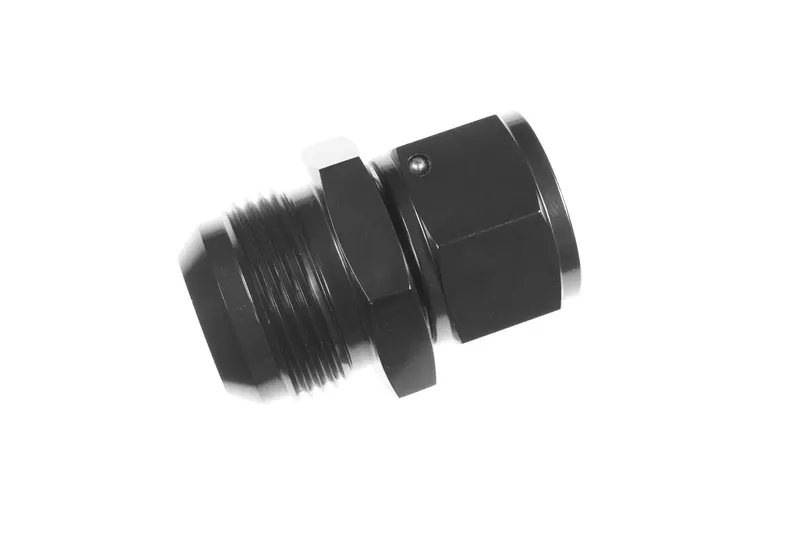 Fitting, 952-06-08-2 Reducer, AN to AN, Straight, Aluminum, Black Anodized, -6 AN, -8 AN, Each 952-06-08-2