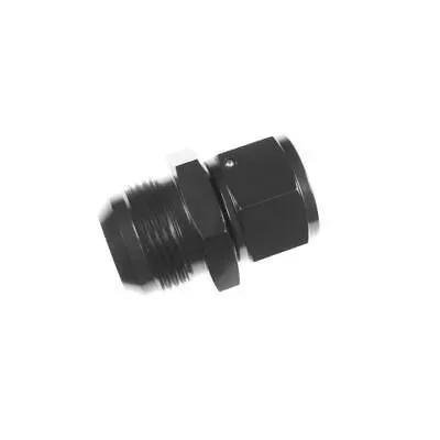 Fitting, 952-08-10-2; an Male to Female Coupler Black -08AN Female to -10an Male