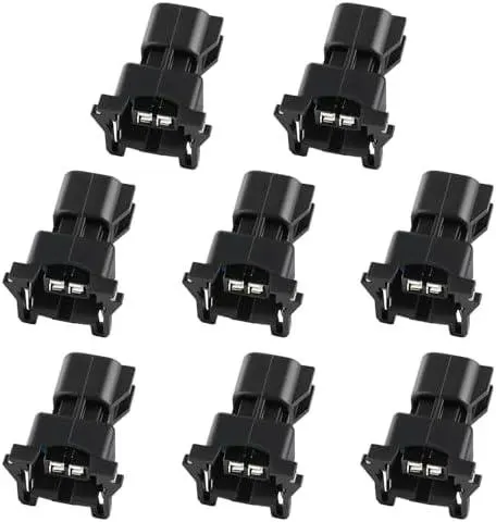 Fuel Injector Connector Adapters Ev1 to Ev6 Wire Wiring Harness USCAR LS2 LS3 LS7 LSX LS1 LS6 Lt1 TPI LS Swap - 8pcs