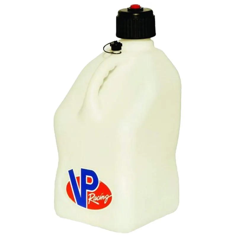 Fuel Jug, VP Racing 3522CA White VPSQ 5.5 Gal MS Container
