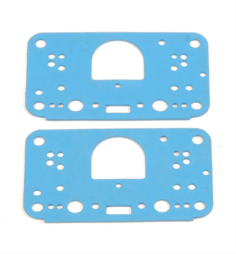 Gasket, 108-121 Carburetor Gaskets, Metering Block, Blue, Reusable Fiber, for Model 4500, 3 Circuit, Pair