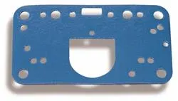Gasket, 108-89-2 Carburetor Gaskets, Metering Block, Rubber, Blue, Non-Stick, Model 2300, 4150, 4160, No Accelerator Pump Transfer Tube, Pair