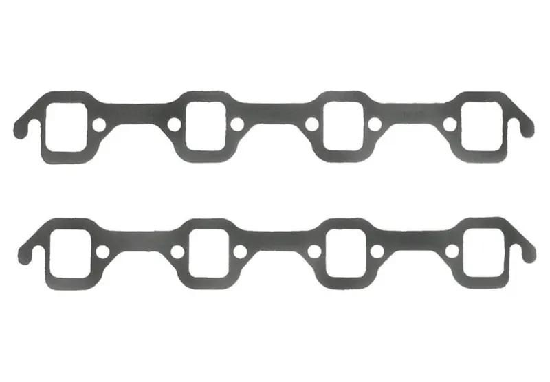 Gasket, 1415 Exhaust Gaskets, Header, Steel Core Laminate, Small Race Port, Ford, Small Block, Set