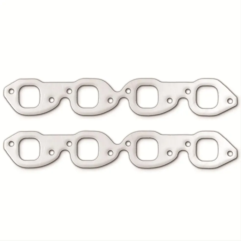 Gasket, 3003 Header Gasket, Graphite, 1.500 in. x 1.125 in. Port, 0.125 in. Thick, Ford, Lincoln, Mercury, 289, 302, 351W, Set