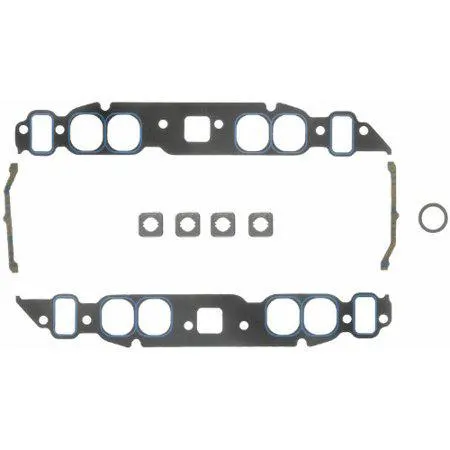 Gasket, Fel-pro Intake Manifold 1212-Composite, Oval, 2.050 in. x 1.82 in. Port, .060 in. Thick, Chevy, 396-454, Set 99-9222 1975