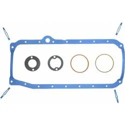 Gasket, OS34500R Oil Pan Gasket, 1-Piece, Rubber/Steel Core, Chevy, GMC, 5.0/5.7L, Each