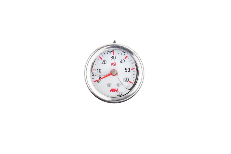 Gauge, 5001-60-1 Gauge, Fuel Pressure, 0-60 psi, 1 1/2 in., Analog, Mechanical, Liquid Filled, Each