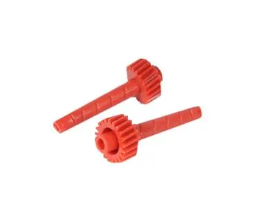 Gear, ADO-3987921 Speedometer Gear, Driven 21-Tooth, Nylon, Red, GM, Muncie, Powerglide, Saginaw, TH350, Each